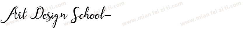 Art Design School字体转换